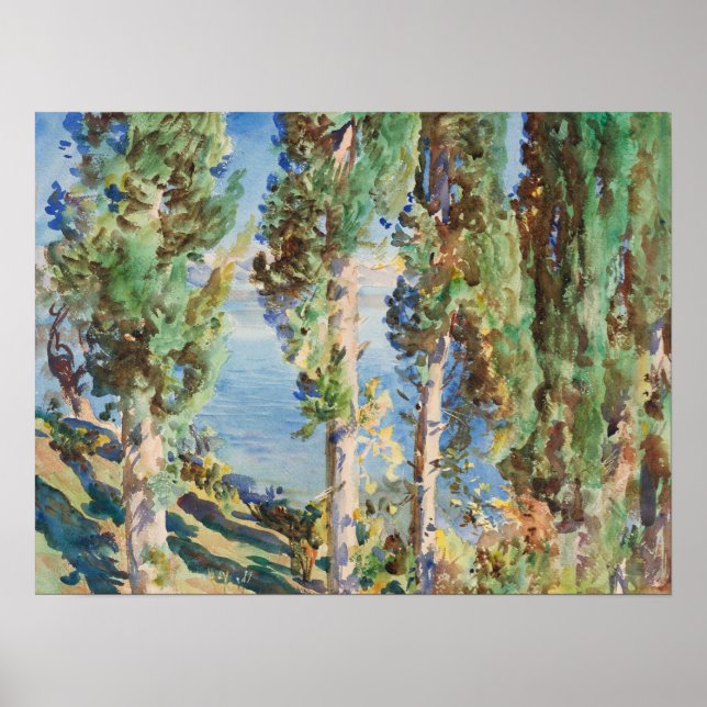 Sargent - Cypressträd Poster (Framsidan)
