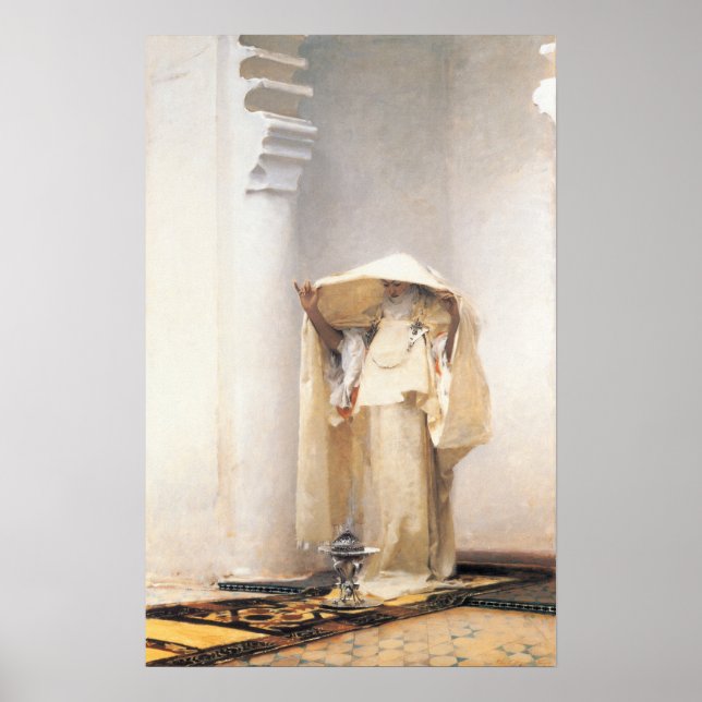 Sargent - Fumee D'Ambre Gris 1880 Poster (Framsidan)