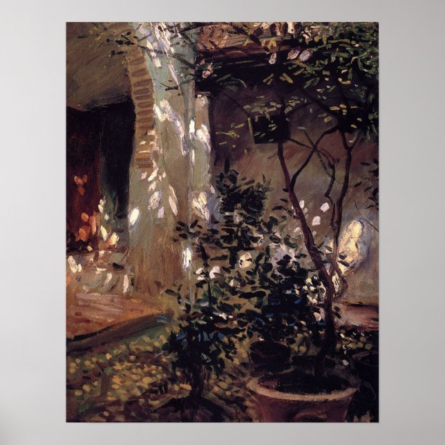 Sargent - Granada. Sunspots 1912 Poster (Framsidan)