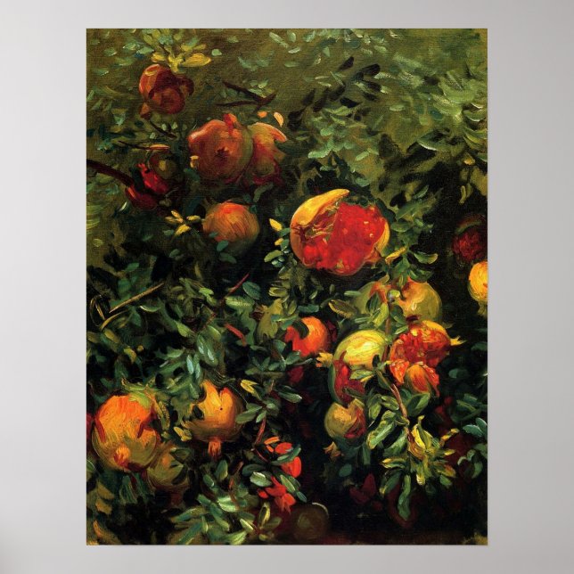 Sargent - Granatäpplen Mallorca 1908 Poster (Framsidan)