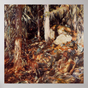 Sargent - Hermit 1908 Poster