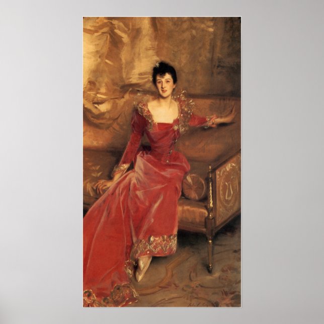 Sargent - Hugh Hammersley 1893 Poster (Framsidan)