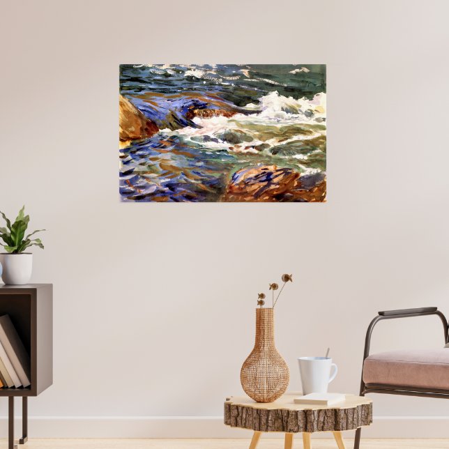 Sargent - I Norge, fin konst målning Poster (Vardagsrum 3)