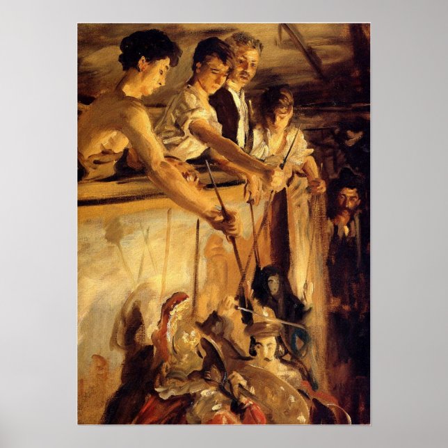 Sargent - Marionettes 1903 Poster (Framsidan)
