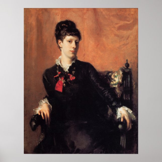 Sargent - Miss Frances Sherborne Ridley Watts 1877 Poster (Framsidan)