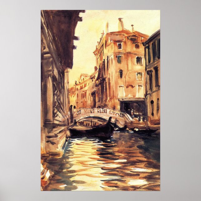 Sargent - Ponte Della Canonica 1903 Poster (Framsidan)