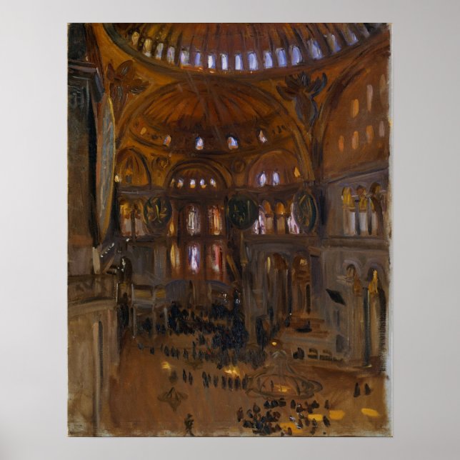 Sargent - Santa Sofia 1891 Poster (Framsidan)