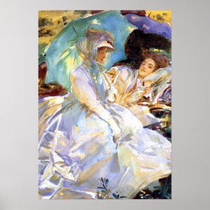 Sargent - Simplon Pass. Läsning 1911 Poster