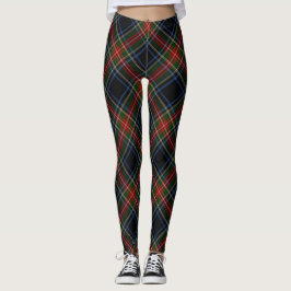 Sargent - Stewart svart Tartandamasker Leggings