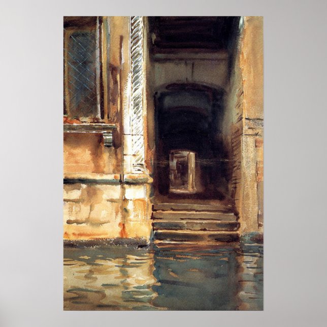 Sargent - Venetian Doorway 1902 Poster (Framsidan)