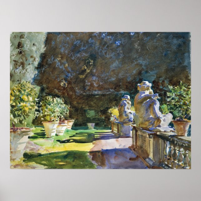 Sargent - Villa Di Marlia Lucca Poster (Framsidan)
