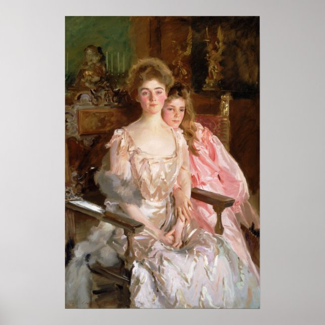 Sargent - Warren (Gretchen Osgood) och Dotter Poster (Framsidan)