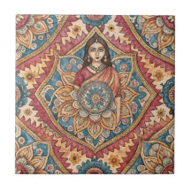 Sari-kvinna, sömlös mönster