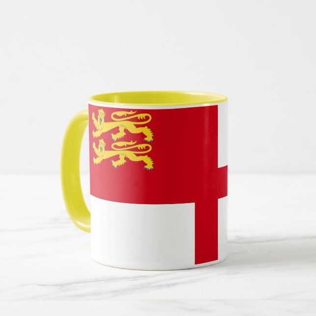 Sark Flag Mugg (Framsida vänster)