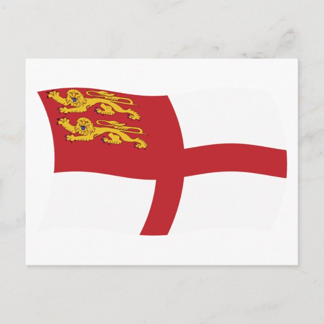 Sark Flagg Postkort Vykort (Framsida)