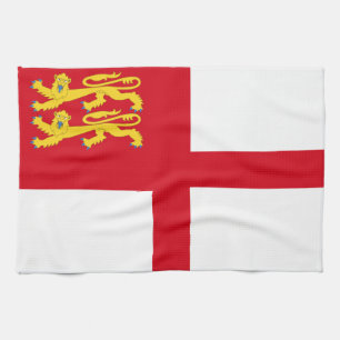 Sark Flagga Kökshandduk