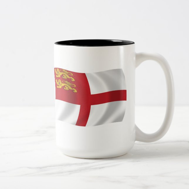 Sark Flagga Mugg (Höger)