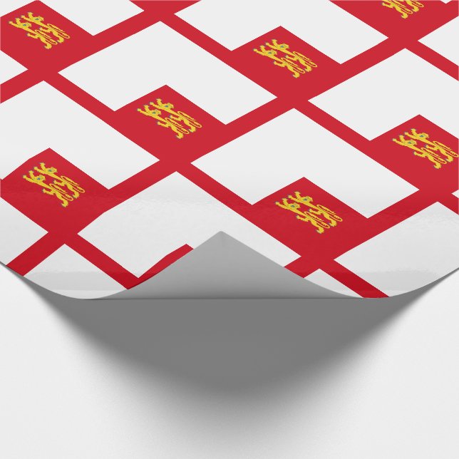 Sark Flagga Presentpapper (Hörn)