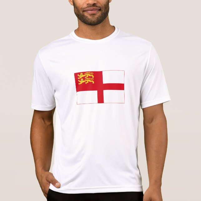 Sark Flagga T Shirt (Framsida)