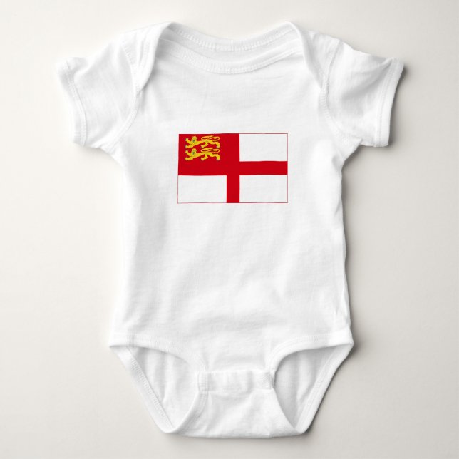 Sark Flagga T Shirt (Framsida)