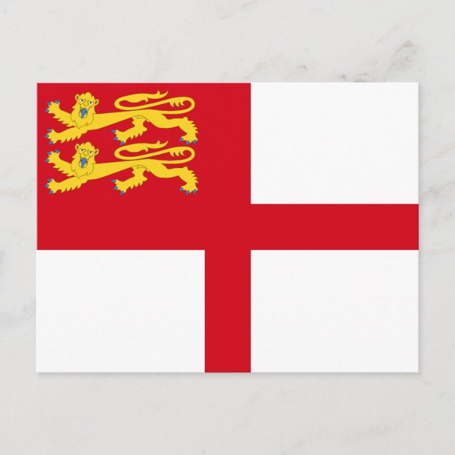 Sark Flagga Vykort (Framsida)