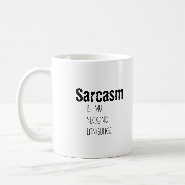 Sarkasm för Sarkastic Mugg (Vänster)