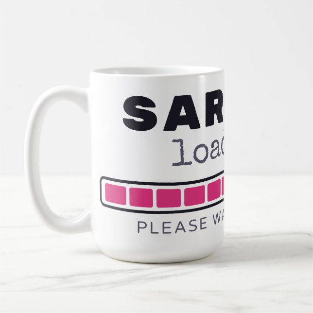 Sarkasm Laddar... Rolig Sarcasm Sarcastic Mugg (Vänster)