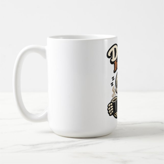 SARKASM / MÖRK HUMOR  DÖD INUTRI KAFFEMUGG (Vänster)