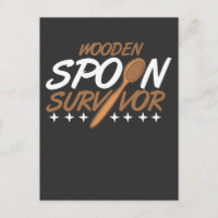 Sarkasm-skämt av trä Spoon Survivor sarcasm