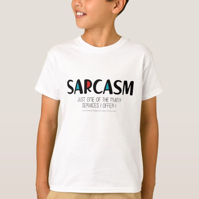 Sarkasm T Shirt (Framsida)
