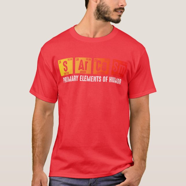 sarkasm tjej t shirt (Framsida)