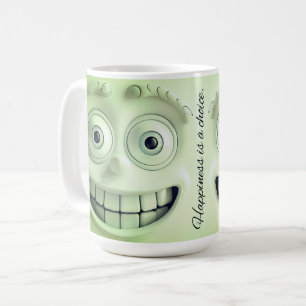 Sarkastic Ansikte 3D Mugg Wrap - Lycka är ett val