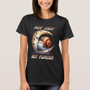 Sarkastic Arg Snigel Humous Slogan Fast but not Fa T Shirt