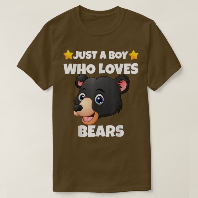 Sarkastic, bara en pojke som Kärlek Bears avleder  T Shirt (Design framsida)