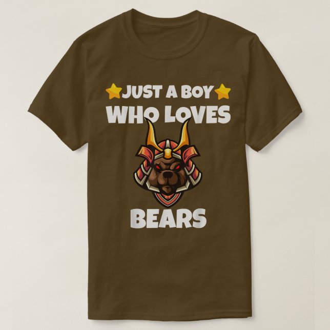 Sarkastic, bara en pojke som Kärlek Bears avleder  T Shirt (Design framsida)