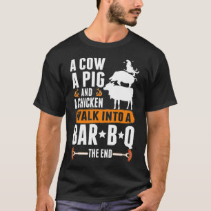 Sarkastic Barbecue Humor Kött Älskare Grilling Fun T Shirt