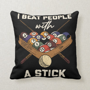 Sarkastic Billiard 8 Boll Humor Bassäng Kudde