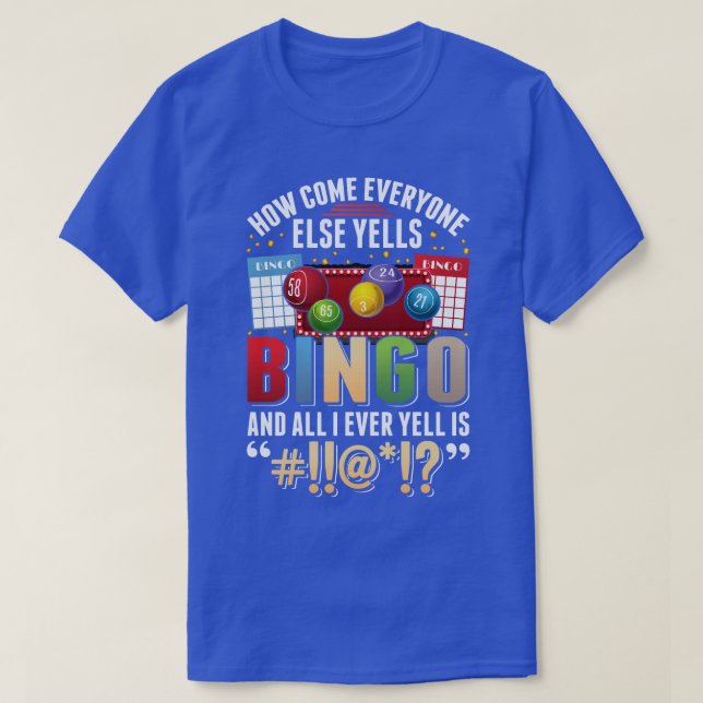 Sarkastic Bingo Player Humor Manar Women Funny Bin T Shirt (Design framsida)