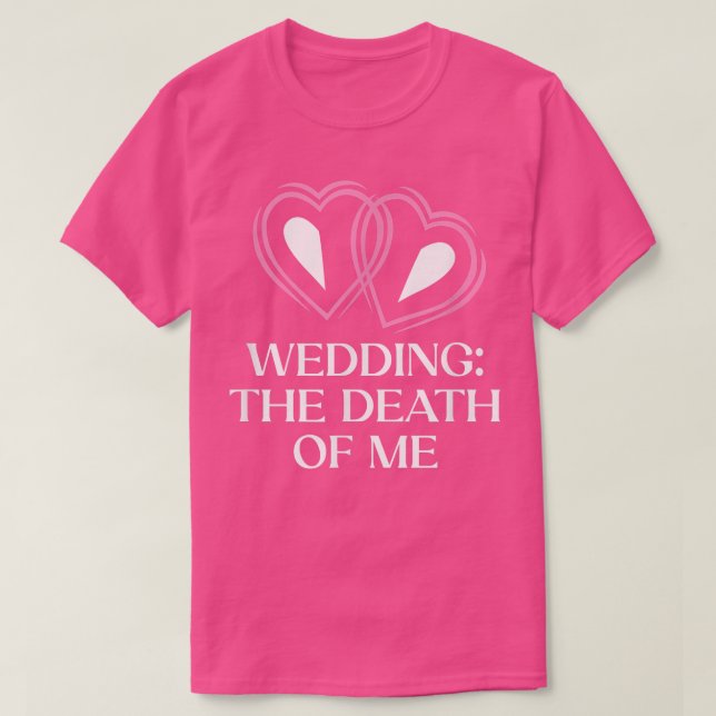 Sarkastic Bröllop citerar Bride och Groom Funny T Shirt (Design framsida)
