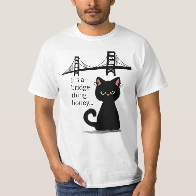 Sarkastic Cat "kom över dig själv!" förolämpar rol T Shirt (Framsida)
