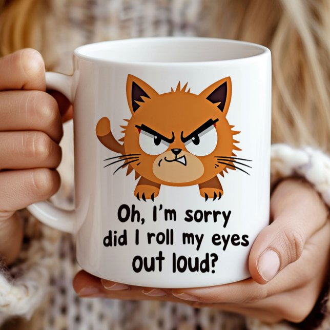 Sarkastic Cat Lover Gift Antisocial Kattunge Kaffemugg (Skapare uppladdad)