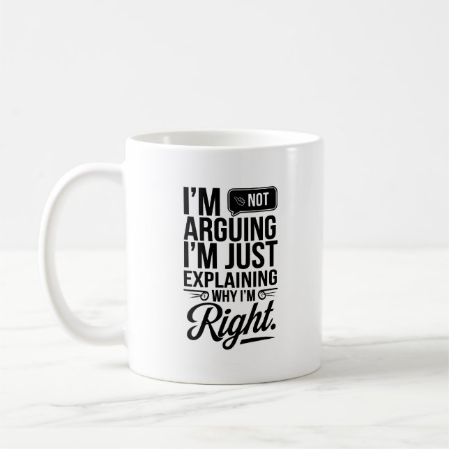 Sarkastic Coffee Mugg - Perfekt för Smart Thinkers (Vänster)
