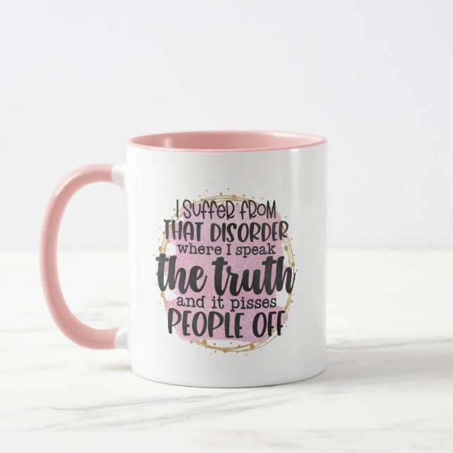 Sarkastic Coffee Mugg Quote (Vänster)