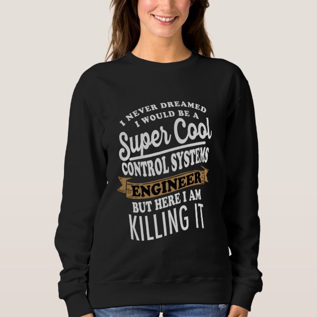 Sarkastic Control Systems Ingenjör T Shirt (Framsida)