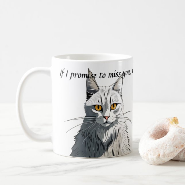 Sarkastic Funny Cat Coffee eller Tea Mugg Roligt G (Med munk)