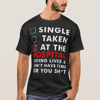 Sarkastic Hospital Quote klinik T Shirt