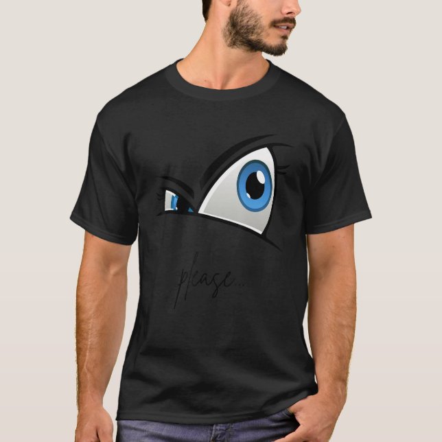 Sarkastic Humor Sideway Side Stink ÖGA T Shirt (Framsida)