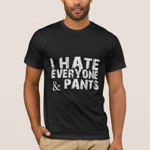 Sarkastic Humor T-Shirt - Introvert Lazy Outfit