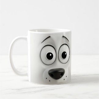 Sarkastic Hund Ansikte 3D Kaffemugg
