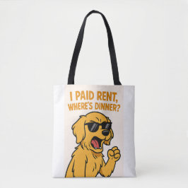 Sarkastic Hund Quote bag Tygkasse